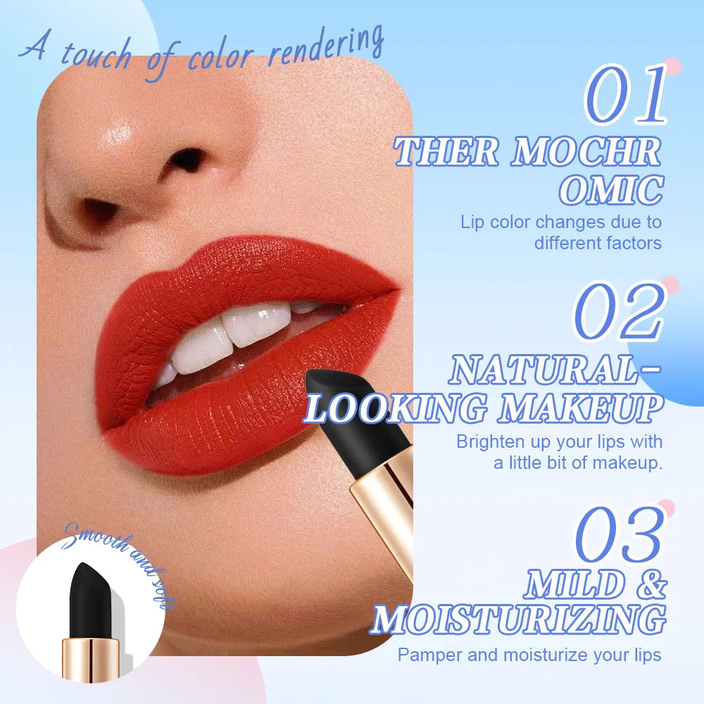 Rave Lady Tinted Lip Balm Long-lasting Moisturizing Color Changing Lipstick Care Repair Dry Temperature Change Makeup Lip Mask