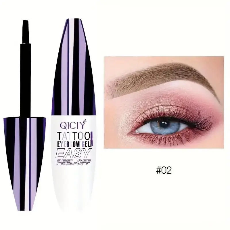 Lasting 3 Days Tattoo Easy Peel Off Eyebrow Gel Cream Types Long-Lasting Smudge-Proof Sweat Resistant Waterproof Cosmetics