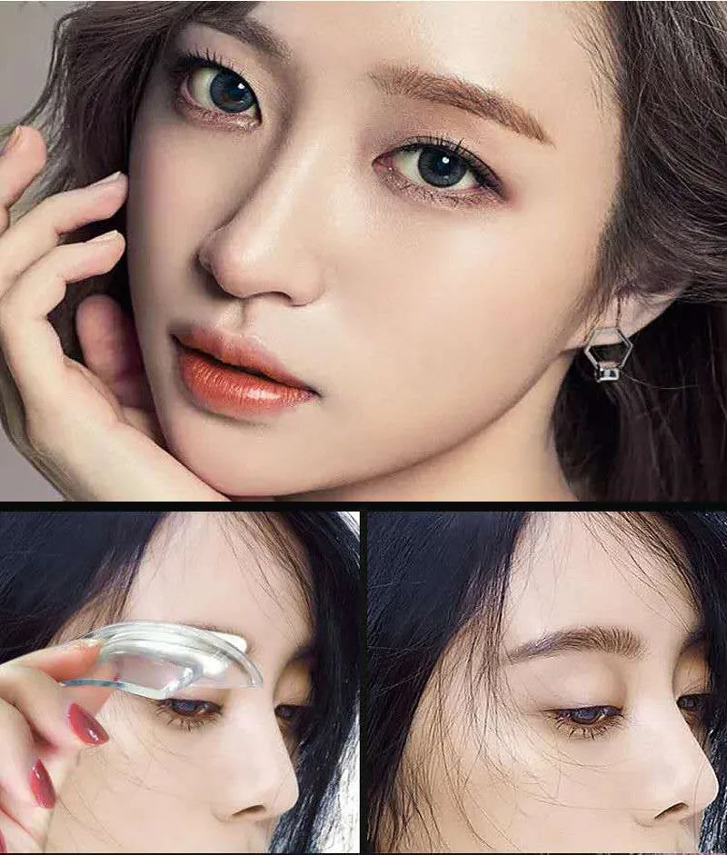 NEW Adjustable Eyebrow Stamp Kit Perfect Arch Eyebrow Shadow Powder Palette Eyebrow Seal Eye Brow Enhancers Eye Brow