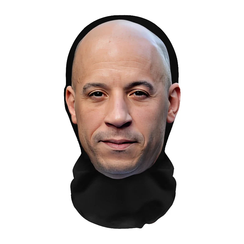 3D Printed Celebrity Realistic Face Mask Stretch