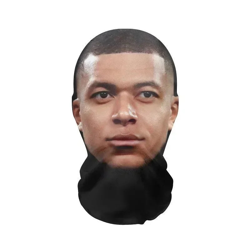3D Printed Celebrity Realistic Face Mask Stretch