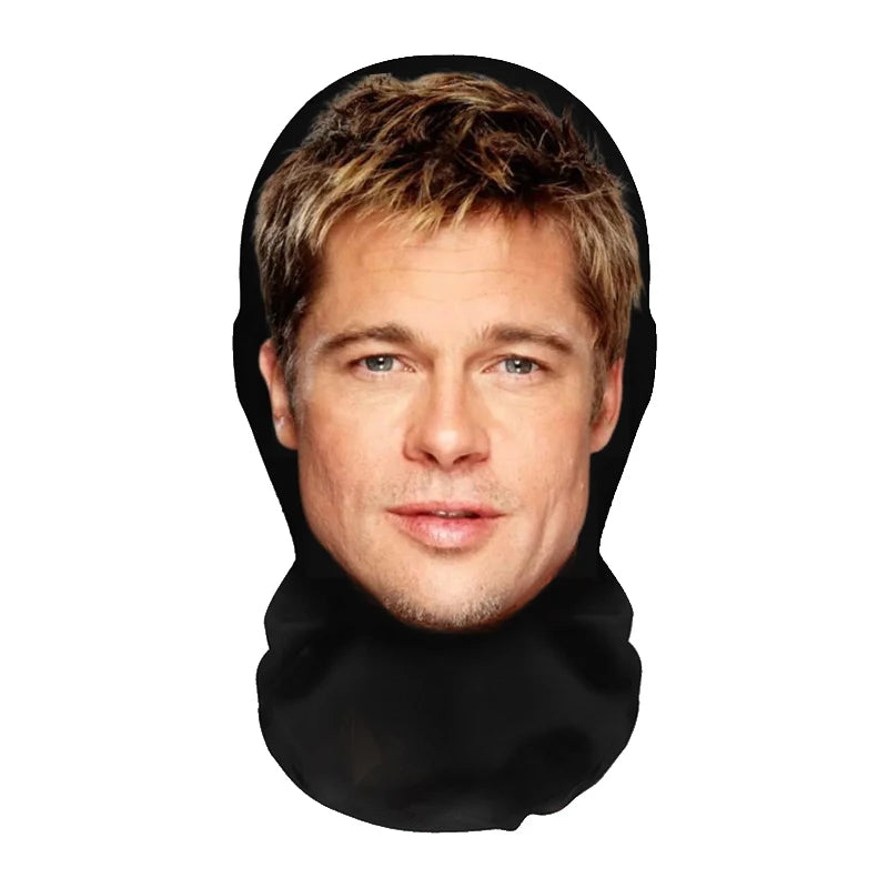 3D Printed Celebrity Realistic Face Mask Stretch