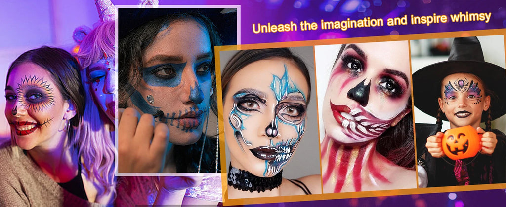 20 Color Face & Body Paint Palette,Long Lasting Safe Halloween Oil Body Painting Pigments for Face Body SFX Cosplay Performance