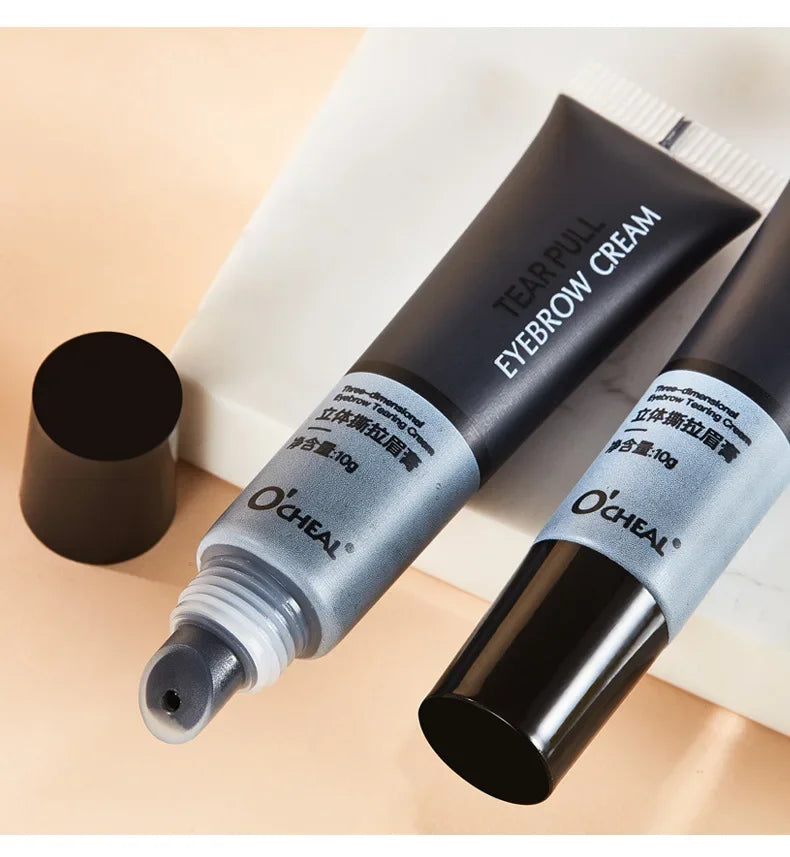 Eyebrow Gel Peel Off Natural Tinting Tattoo Waterproof Long Lasting Eye Cream Coloring Eyebrow Glue Quick Dry Brow Makeup