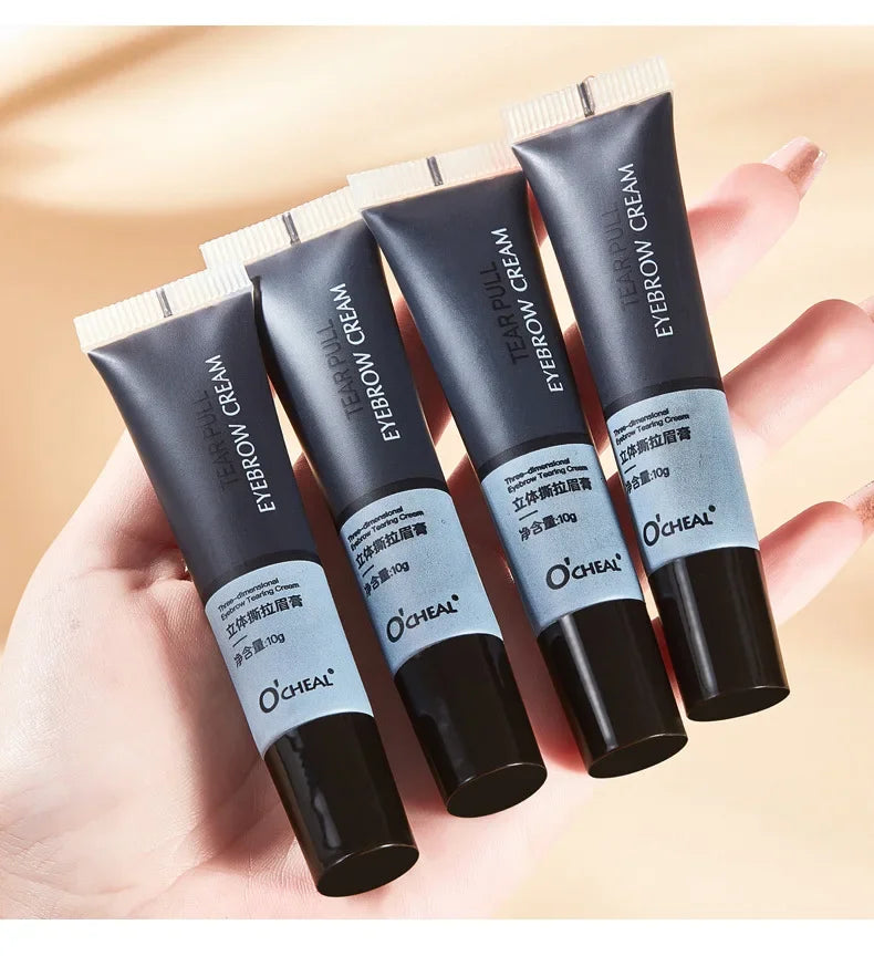Eyebrow Gel Peel Off Natural Tinting Tattoo Waterproof Long Lasting Eye Cream Coloring Eyebrow Glue Quick Dry Brow Makeup