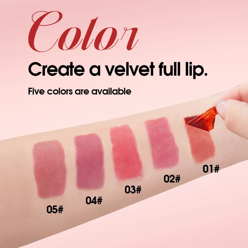 TVLV Peel Off Tear Lip Gloss 2 In 1 Lip Liner & Lip Stain Tattoo, Waterproof Long Lasting Transferproof Matte Lip Tint Cosmetic Makeup