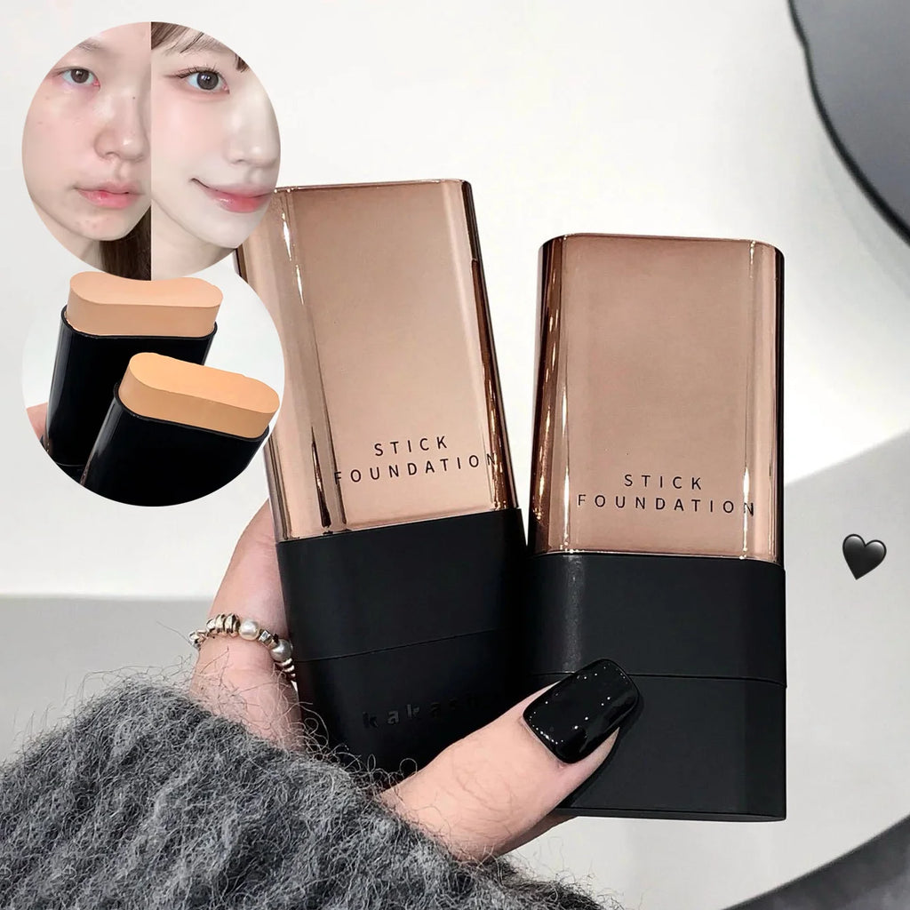 Concealer Foundation Stick Facial Matte Waterproof Bronzer Contouring Face Coverage Moisturizing Cream