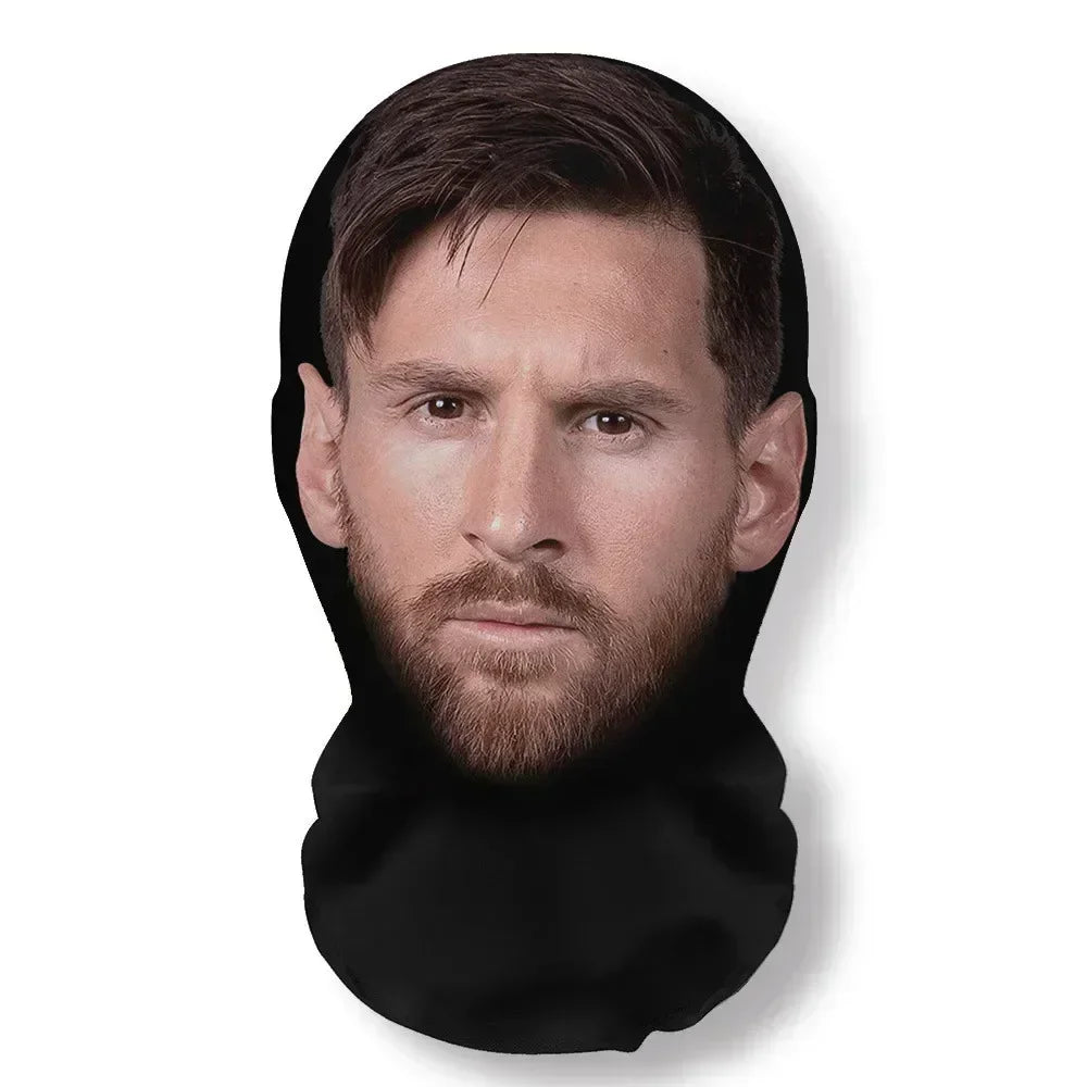 3D Printed Celebrity Realistic Face Mask Stretch