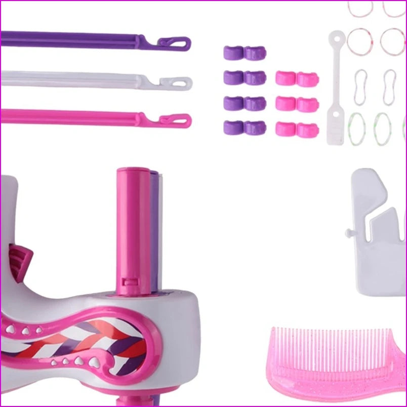 Automatic Hair Braider Braid Weaving Machine Hair Braiding DIY Hair Knitting Machine Twist Knitting Roll Tool-A57M