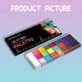 20 Color Face & Body Paint Palette,Long Lasting Safe Halloween Oil Body Painting Pigments for Face Body SFX Cosplay Performance