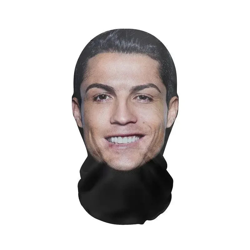 3D Printed Celebrity Realistic Face Mask Stretch
