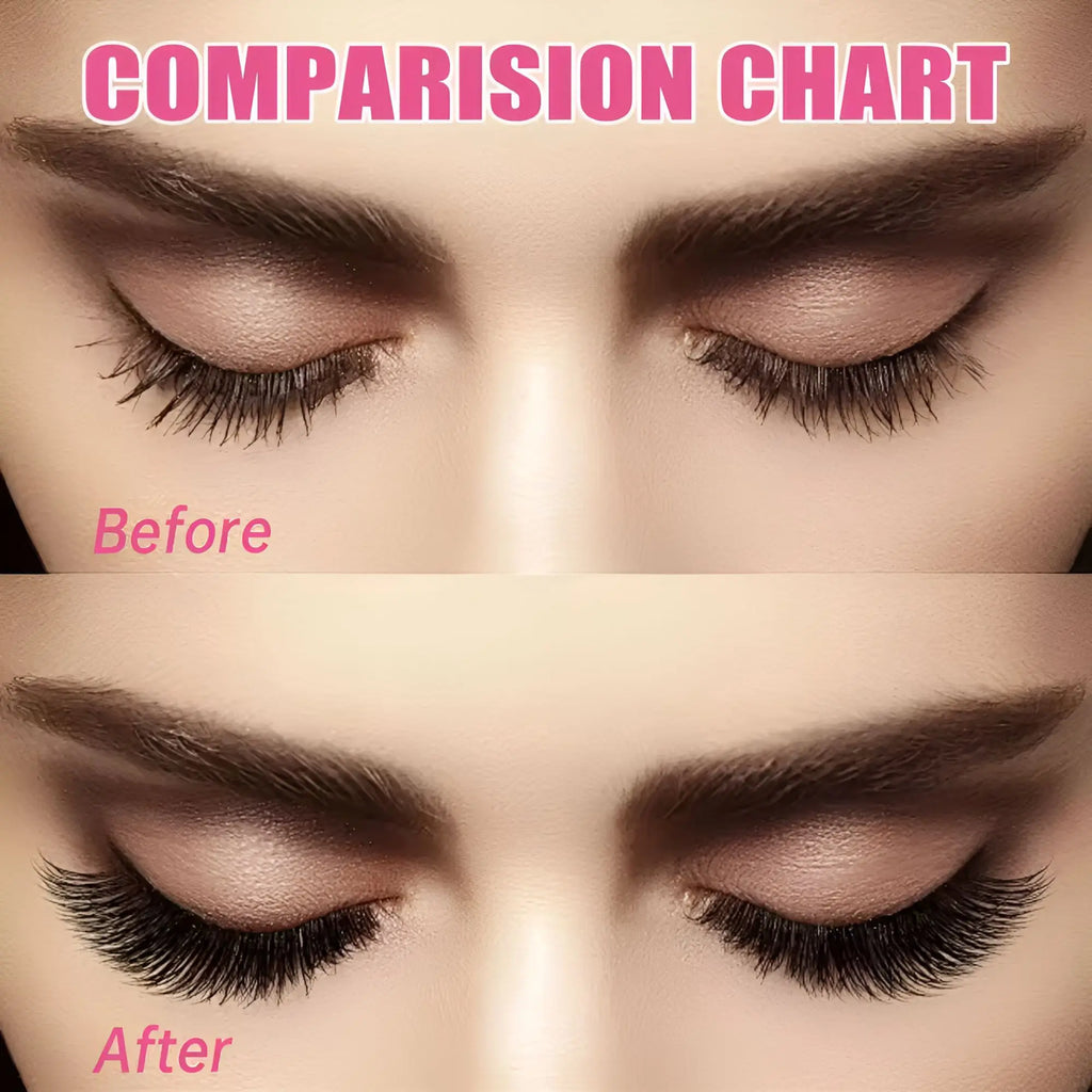 10 Rows Lash Clusters Kit - 30D DIY Eyelash Extensions Kit with Tweezers, 2 in 1 Bond & Seal Glue for Natural Volume Look