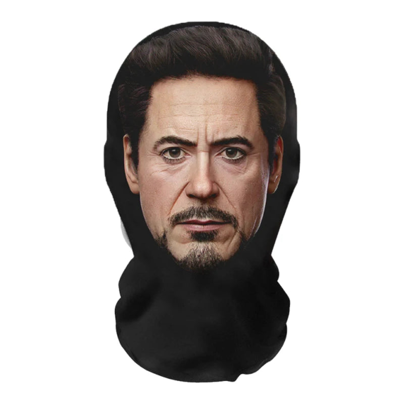 3D Printed Celebrity Realistic Face Mask Stretch