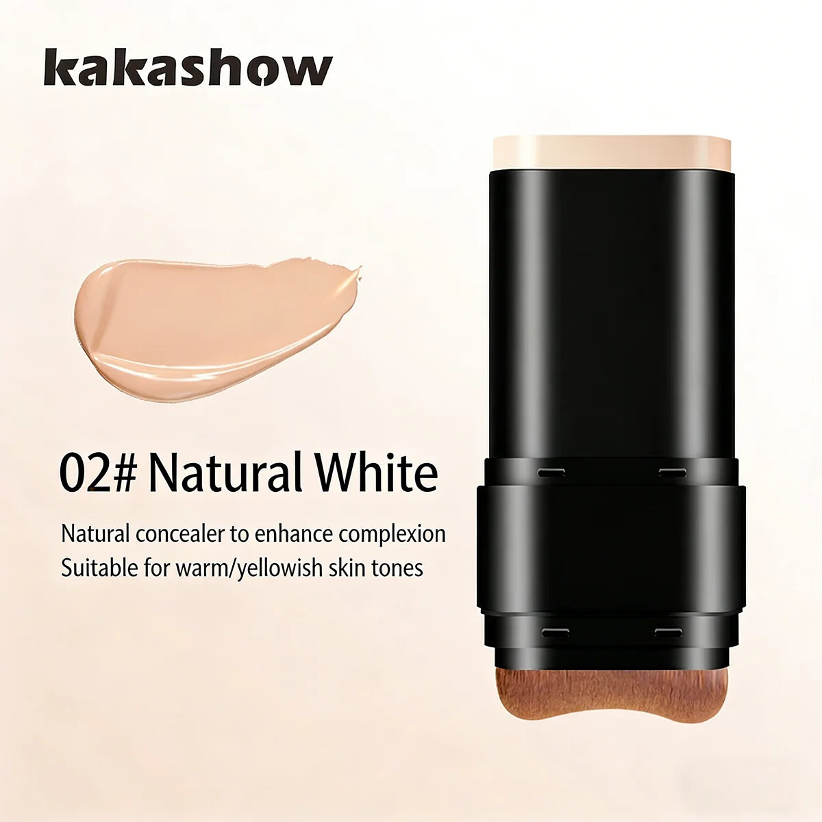 Concealer Foundation Stick Facial Matte Waterproof Bronzer Contouring Face Coverage Moisturizing Cream