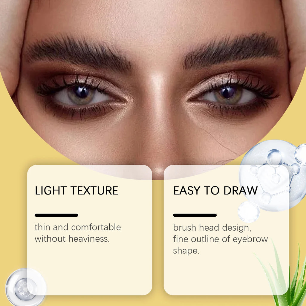 Long Lasting Brow Tint Gel Natural Defined Eyebrow Nourishing Soothing Quick Dry Tint Stereoscopic Eyebrow Cosmetic Eye Makeup